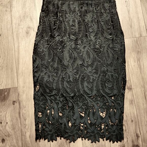 Bardot Isa Crochet Lace Sheath Cocktail Dress Black Size US 10/L - Picture 8 of 12